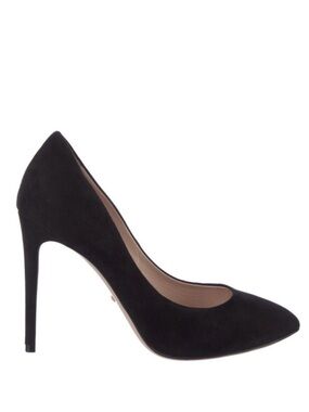 GUCCI Black Suede Pointed Toe Stiletto Heel